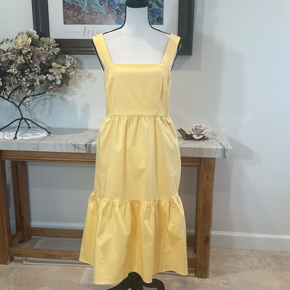 Gal Meets Glam Desiree Bow Back Sundress - Size 8 - Picture 4 of 11